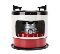 Matybobe 3.1L Capacity Portable Indoor Burner Stove Kerosene Cooking Heating BBQ Cooker, Control Fire Easily, Thickened Alloy All-Round Structure, for Camping, Hiking, Fishing (Red)