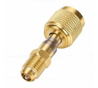 Matybobe A2 Brass Refrigerant Adapter Straight Through for HVAC Charging,