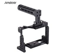 Matybobe Camera Cage + Top Handle Kit Video Film Movie Making Stabilizer Aluminum Alloy with Cold Shoe Mount for Sony A7II/A7III/A7SII/A7M3/A7RII/A7RIII Camera