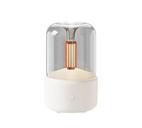 Matybobe Candlelight Style Aroma Diffuser 120mL Mist Humidifier Warm White Night Light Quiet Essential Oil Diffuser Cool Mist Air Humidifier for Desktop Home Office Bedroom Car
