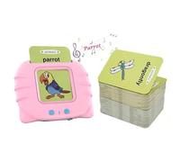 Matybobe Card Learning Machine Kindergarten Preschool Reading Machine for Toddlers (Pink)