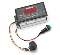 Matybobe DC Motor Speed Controller Motor Controller PWM DC 6V-60V 30A Digital Display Start Stop Switch Potentiometer Screw Terminal for
