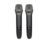Matybobe Digital Wireless Dual Handheld Microphone with Clear Reception for Karaoke Performance 30-50m Range