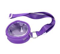 Matybobe Durable Electronic Pet Carrying Bag Portable for Hiking and Leisure Activities for Paradise Game Machine TPU Size 3.54x2.95x1.57in (Purple)