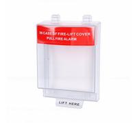 Matybobe Fire Alarm Cover Transparent Heatproof Protective Guard for Home