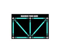 Matybobe Football Footstep Training MAT Durable Anti-Slip Soccer Skill Enhancement Tool for Kids Adults (Mat Only)