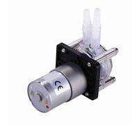 Matybobe Grothen DC 24V Hose Pump with Silicone Hose High Liquid Pump Dosing Pump Selban-suction Anti-adjustable Pump for -aquarium Lab Analysis (Black #-2)