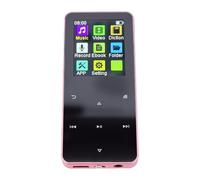 Matybobe HiFi MP3 Player with Touch Screen Functionality for On-the-Go Listening in Zinc Alloy Body (Pink)