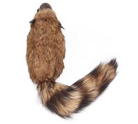 Matybobe High Simulation Tricks Spring Raccoon Soft Plush Animal Toy for Entertaining Stage Shows 50 X 9cm