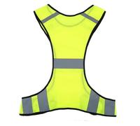 Matybobe High Visibility Reflective Safety Vest Night Running Security Clothing Adjustable Waist Lime Orange Polyester fabric reflective cloth 1pc 56cm 22 82cm 32 110cm 43.3 200meters (Fluorescent