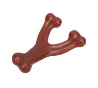 Matybobe Indestructible Dog Chew Toy Interactive Bacon Flavor Y Shaped Bone Ideal for Medium Large Aggressive Chewers 170x125x3mm