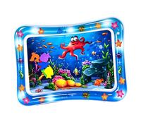 Matybobe Infant Water Play Mat Tummy Time Sensory Pad with Vibrant Marine Patterns for Babies PVC Leak-Resistant 1 Unit (Octopus)