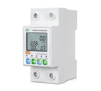 Matybobe Intelligent Automatic Reclosing Protector LCD Display Power Meter for Household Management