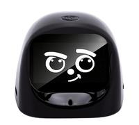 Matybobe Interactive AI Robot Pet Companion with Touch Features and Speaker for Drivers and Desk Users 2.52x2.48x2.17in (Black)