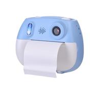 Matybobe Kids Instant Print Camera 2 Lens 1080P Digital Video for Kids Age 3+ Years Old 2.4 Inch Screen Toddler Travel Camera for Boys Girls with Color Pen and 5 Rolls of Color Instant (Blue)