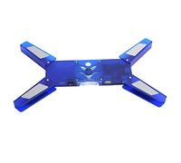 Matybobe Laptop Cooling Pad DR-2008H Portable Foldable Laptop Cooler Notebook Cooling Stand PC Accessories Computer Accessories Office Supplies with Blue LED USB 2.0 Hub for