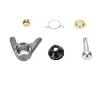 Matybobe M12 Swing Arm Ball Joint Kit High Strength Metal for Off Road Vehicles ATV UTV Go Kart 7 Parts (Wide Type, Two Feet Distance: 58mm/2.28in)