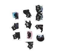 Matybobe Magnetic Bookmarks Cute Black Cat Clips for Reading Students