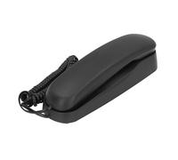 Matybobe Mini Desktop Corded Landline Phone Fixed Telephone Wall Mountable Mute Pause Redial 2 Ring Volume Adjustable Home Hotel Office Bank Call Center (B)