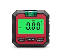 Matybobe Mini Digital Inclinometer Protractor/Inclinometer/Level 3 in 1 Angle Finder Angle Meter/Bevel Gauge 90° Gauge Digital Level Box for 4 x 90 Degree Measuring Range