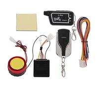 Matybobe Motorcycle Two Way Alarm System Vibration Sound Alert LCD Remote Control Anti Theft Robbery Protection