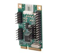 Matybobe PCIe to 2 Serial Ports Controller Card Flexible Configuration for Multi-Device Setup Dual Serial PCIe Card Adapter