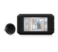 Matybobe Peephole Camera for Apartment Door 2MP LCD Digital Peephole Viewer 120 Degree Color Infrared Camera 1080P Door Monitor Built-in 1400mAh Battery Rechargeable（No doorbell, manual recording）