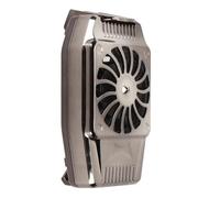 Matybobe Phone Cooler Cell Phone Cooling Fan Mobile Radiator Cooler Portable Super Silent Retractable Clip Air Outlet USB Powered for Gaming Live Streaming Video Watching (Tarnish)