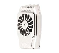 Matybobe Phone Cooler Cell Phone Cooling Fan Mobile Radiator Cooler Portable Super Silent Retractable Clip Air Outlet USB Powered for Gaming Live Streaming Video Watching (Silver)