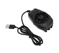 Matybobe Phone Cooler Mobile Phone Radiator Cell Cooler Mini Portable Super Silent 10X Cooling Plug In Universal with Upgrade Duct Horn Fan Blade for Playing Games Watching Videos (Black)