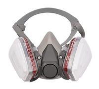 Matybobe Reusable Respirator Half Facepiece 6200 Gas Mask Breathing Protection Respirators with Safety Goggles for Painting Organic Vapor Welding Polishing Woodworking and Other Work Protection