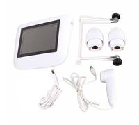 Matybobe Scalp Moisture Tester Scalp Moisture Meter Tester 5 Inch Skin Hair Follicle Detector Rechargeable with 50X 200X Lenses for Pimples Oil Pigmentation (UK Plug)
