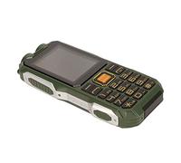 Matybobe Senior Cellphone 2G 2.6in Ultrathin 16800mAh High Volume Elderly Mobile Phone With Charging Line for Calling (Green)