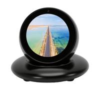 Matybobe Smart AI Car Robot Dashboard Ornament with Voice Interaction and 360 Degree Rotation for Fun Driving Experience 2.1 Inch Black