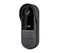 Matybobe Smart Doorbell Ring Door Camera Wireless Intelligent Video Bell Camera 125 Degree Wide-angle Lens Bidirectional Visual Intercom Doorbell Night Vision One-button Wake-up for Villa Home Office
