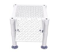 Matybobe Standing Basking Dock with Built in Feeding Tray for 25-75 Gallon Aquatic Setup Durable and Easy to Clean (1 Layer 14cm/5.51in)