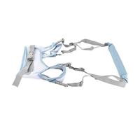 Matybobe Toddler Walking Harness Placeholder Infant Walker Assistant Belt Walker Helper Walking Learning Helper Breathable Adjustable Anti Lost Lumbar Protection Fall Prevention w (Light Blue)