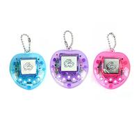 Matybobe Virtual Pets Toy Handheld Game Machine Colorful Mini Digital Pet for Kids Fun Learning Plastic 6x6x2cm
