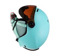 Matybobe Winter Windproof Cycle Helmets Adjustable Motorcycle Electric Bike Safety Cap for Men and Women Outdoor Skiing Snowboard Red (L)