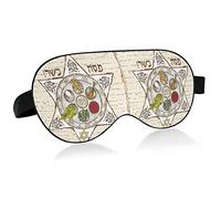 Matza Bread Passover Celebrate Elements Bird Eye Fabric Sleep Mask, Blindfold, Super Smooth Eye Mask