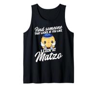 Matzo Funny Jewish Passover Matzo Humor Tank Top