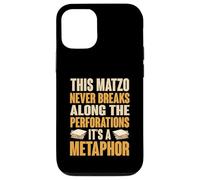 Matzo Never Breaks On The Perforations Metaphor Case for iPhone 12/12 Pro