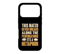 Matzo Never Breaks On The Perforations Metaphor Case for iPhone 17 Pro