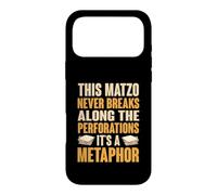 Matzo Never Breaks On The Perforations Metaphor Case for iPhone 17 Pro Max