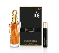 Mauboussin - Elixir Pour Elle 100ml (3.3 Fl Oz) + 20ml Travel Spray (0.67 Fl Oz) - Eau de Parfum for Women - Floral & Oriental Scent