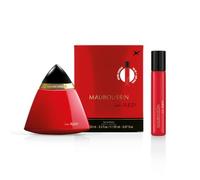 Mauboussin - In Red 100ml (3.3 Fl Oz) + 20ml Travel Spray (0.67 Fl Oz) - Eau de Parfum for Women - Oriental, Floral & Woody Scent