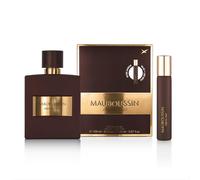 Mauboussin - Pour Lui Cristal Oud 100ml (3.3 Fl Oz) + 20ml Travel Spray (0.67 Fl Oz) - Eau de Parfum for Men - Oriental Scent