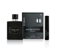 Mauboussin - Pour Lui In Black 100ml (3.3 Fl Oz) + 20ml Travel Spray (0.67 Fl Oz) - Eau de Parfum for Men - Woody & Oriental Scent