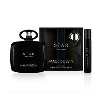 Mauboussin - Star For Men 90ml (3 Fl Oz) + 20ml Travel Spray (0.67 Fl Oz) - Eau de Parfum for Men - Woody & Amber Scent
