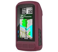 Maucoray Protective Case Compatible for Wahoo Fitness WFCC6 ELEMNT ROAM V2 Cycling Computer, Soft Silicone Bike GPS Protector Bumper Cover (Wine Red)